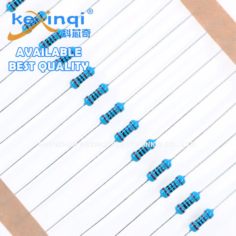 100pcs 1/4W โลหะฟิล์ม Resistor 270K ~ 10M 4.7M 10M 1% โอห์ม 0.25W ความต้านทาน 330K 430K 560K 750K 1M