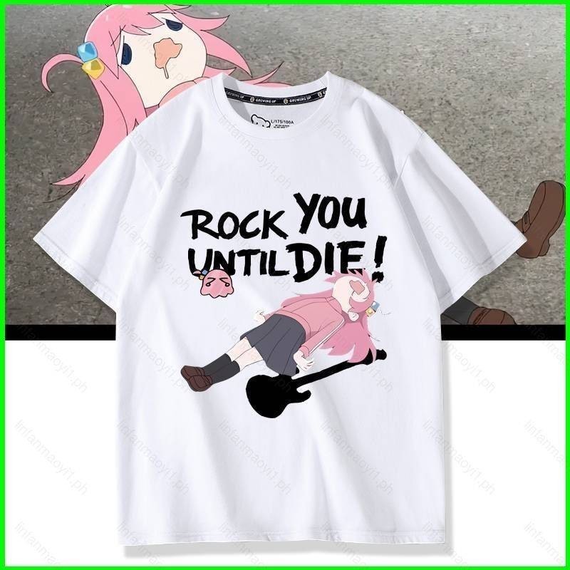 S-5XL Nana Bocchi Rock Goto Hitori คอสเพลย์ 3D ฤดูร้อนยืดอะนิเมะแขนด้านบน