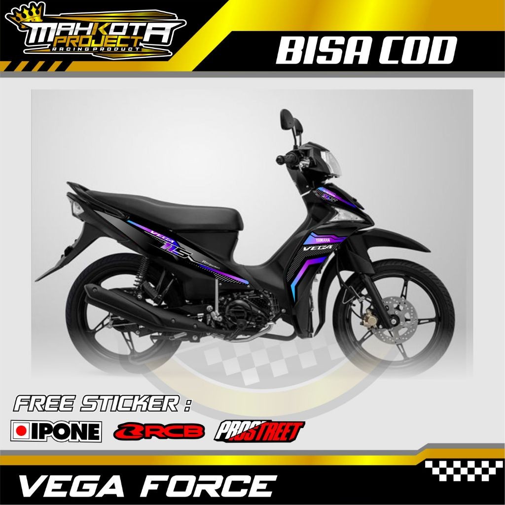 Yamaha Vega Force VARIATION STRIPING / Yamaha Vega Force MOTORCYCLE STICKER LIST