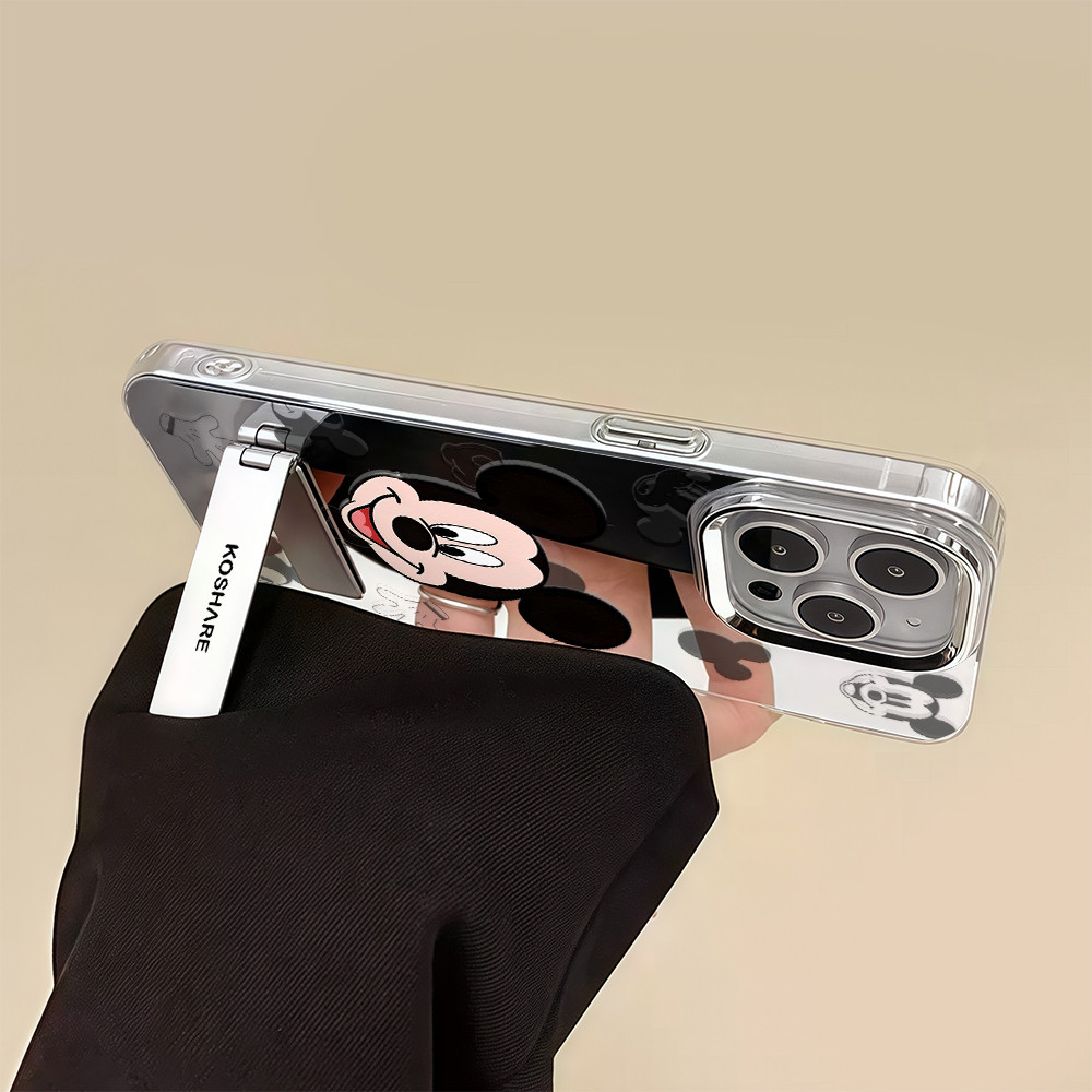 COD  เคส For iPhone 11 13 16 15 14 12 Pro Max เคสไอโฟน11 XS MAX XR 8 Plus Case เมาส์น่ารัก กระจก กรณีโทรศัพท์มือถือชุบ ราคา ถูกที่สุด ดีลบีเคเค แกลเลอรีภาพที่ 9