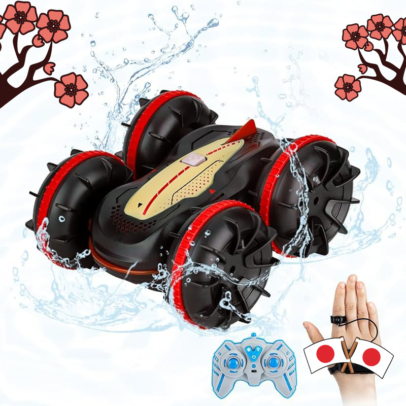 All-Terrain Remote Control Car - VKING 2.4GHz Waterproof RC Vehicle with 180° Rotation, Dual-Sided D