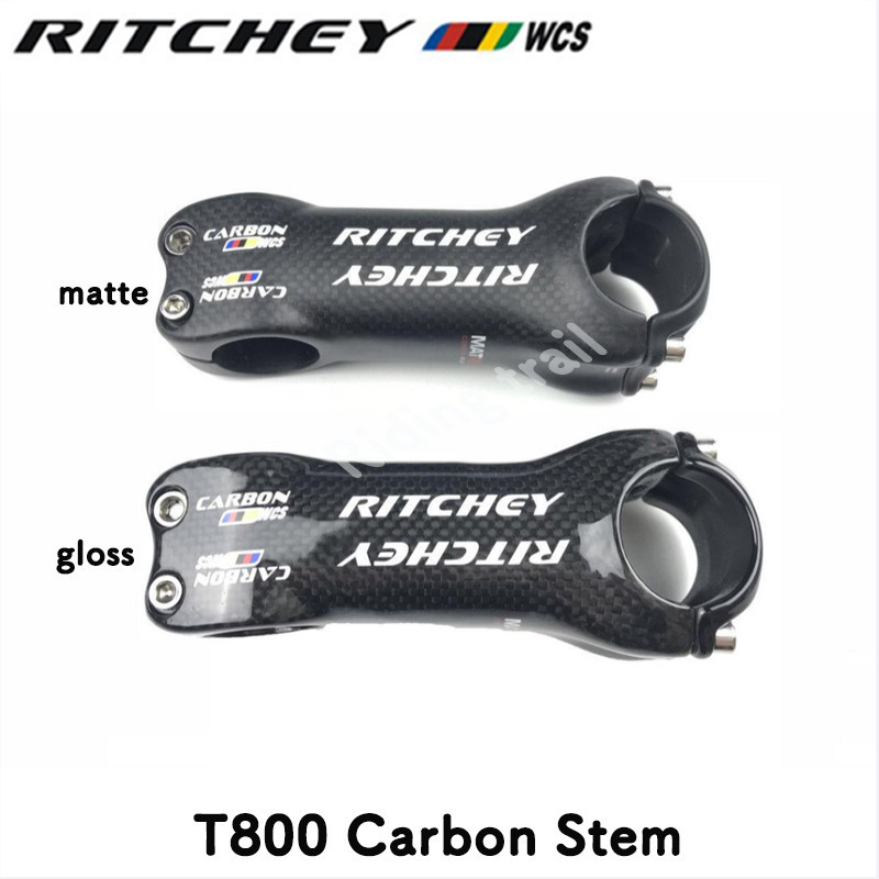 Ritchey WCS 3k Glossy/Matte T800 Full Carbon stem MTB Road Bike stem 6°/17°   ก้าน MTB 70-120mm