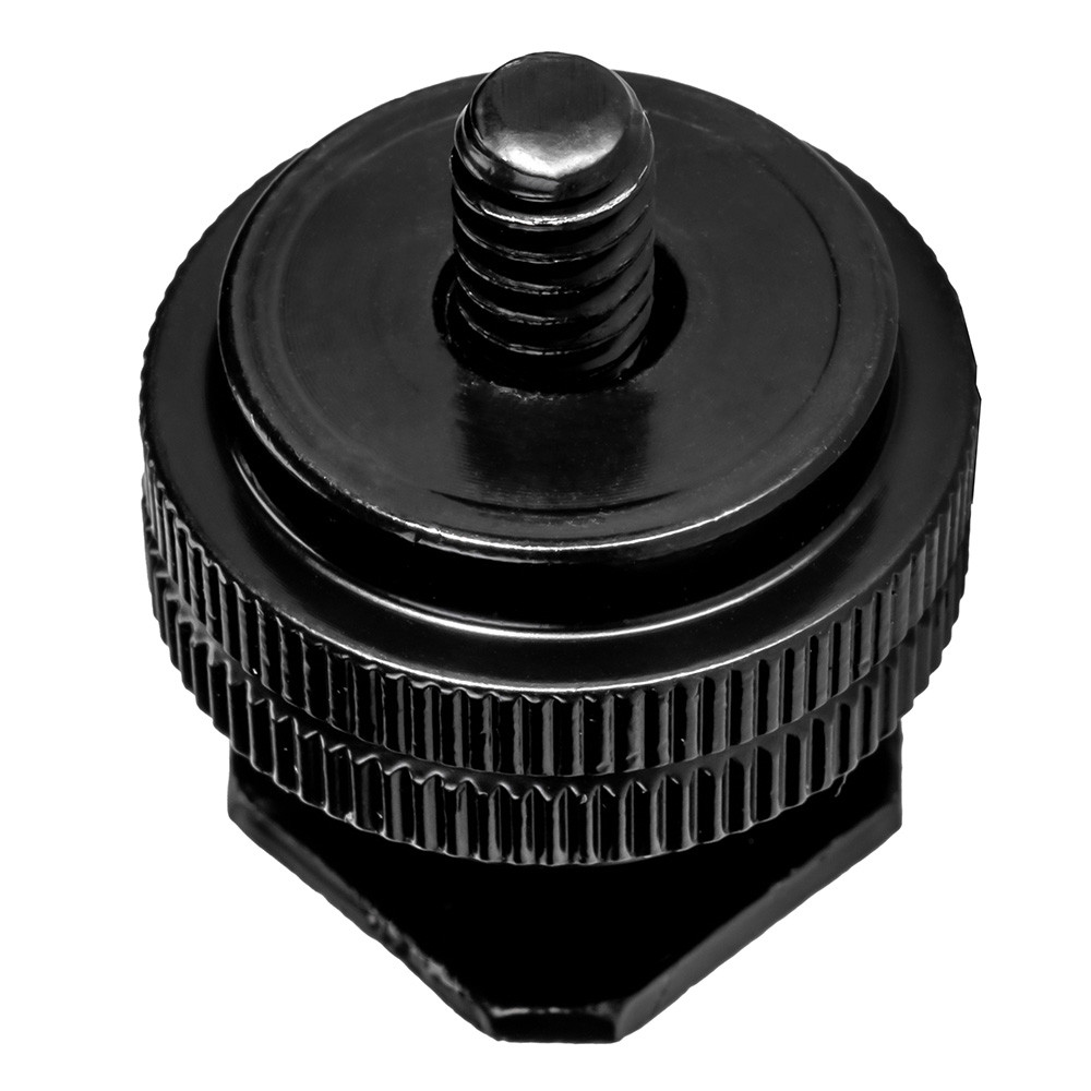 Cold Shoe 1/4 Adapter For Camera ตัวแปลงอะแดปเตอร์ พร้อมฐาน Cold Shoe สำหรับต่อกล้อง ไฟ ไมโครโฟน