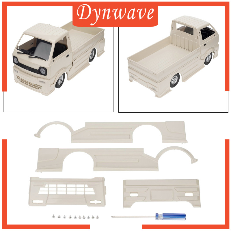 [Dynwave] Body Encirclement Kit กว้างสําหรับ WPL D12 1/10 Mini RC รถบรรทุกรถ DIY อะไหล่