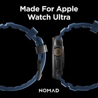 NOMAD สายซิลิโคนสําหรับ iWatch 11/10 9 8 7 6 SE 5 4 สร้อยข้อมือกีฬาสําหรับ iWatch Ultra 1/2 49/41/44 มม.45 มม.46 มม.40 มม.สายรัดข้อมือ
