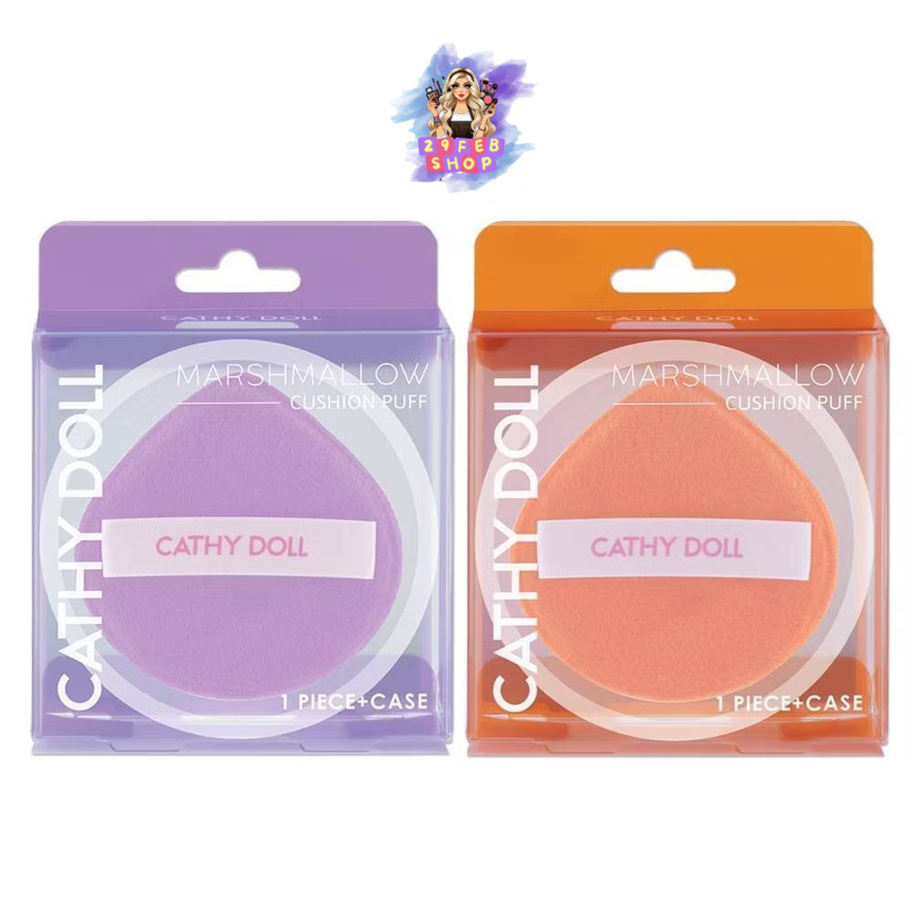 (1ชิ้น) Cathy Doll Marshmallow Cushion Puff & Protection Case มาร์ชเมลโล่คุชชั่นพัฟแอนด์โพรเทคชั่นเคส เคที่ดอลล์