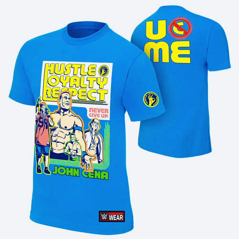 พร้อมสต็อกใหม่ WWE John Cena John Cena 100% Cotton Wrestling Fighting เสื้อยืดผู้ชาย 0505