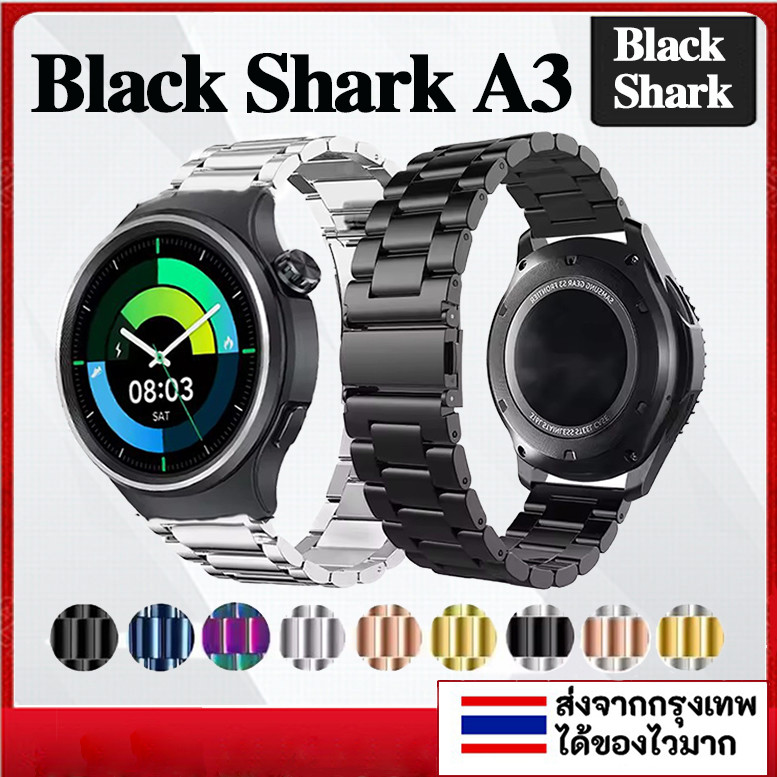 สายโลหะแม่เหล็กสําหรับ Black Shark A3 สมาร์ทนาฬิกาสแตนเลสสําหรับ Black Shark A3 สร้อยข้อมือสายรัดข้อมือ Accessorie