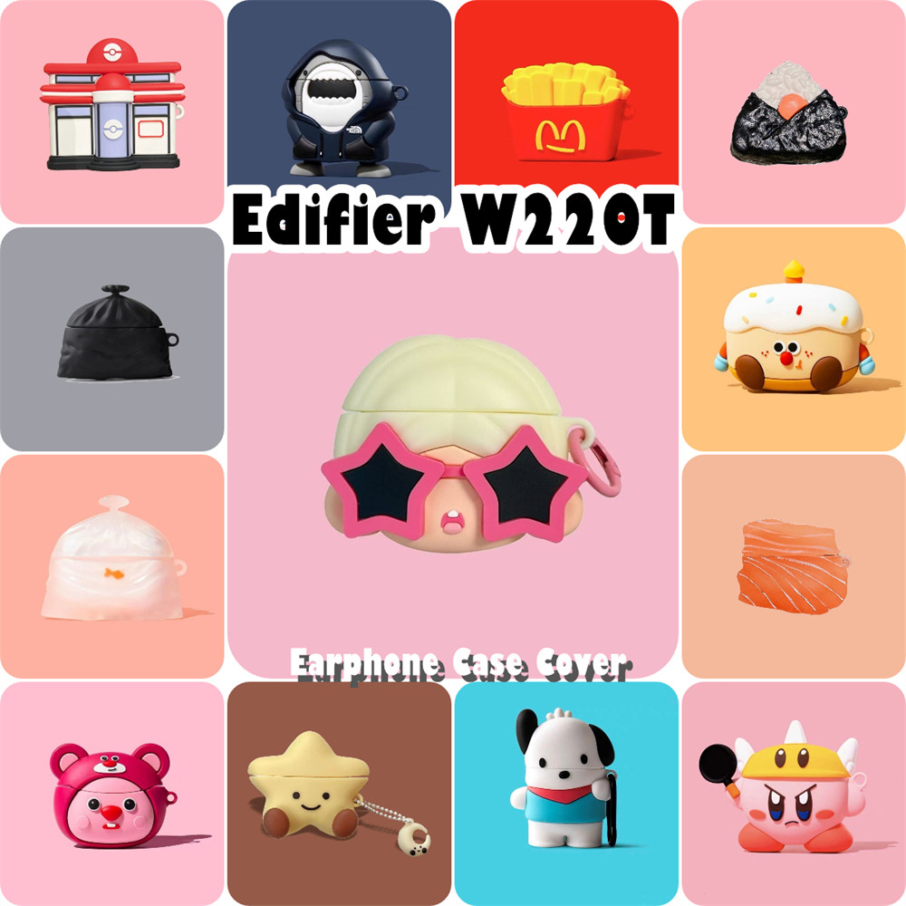 imamuraFor Edifier W220T Case Casing Soft Silicone Headphone Case Creative Cartoon NO.3