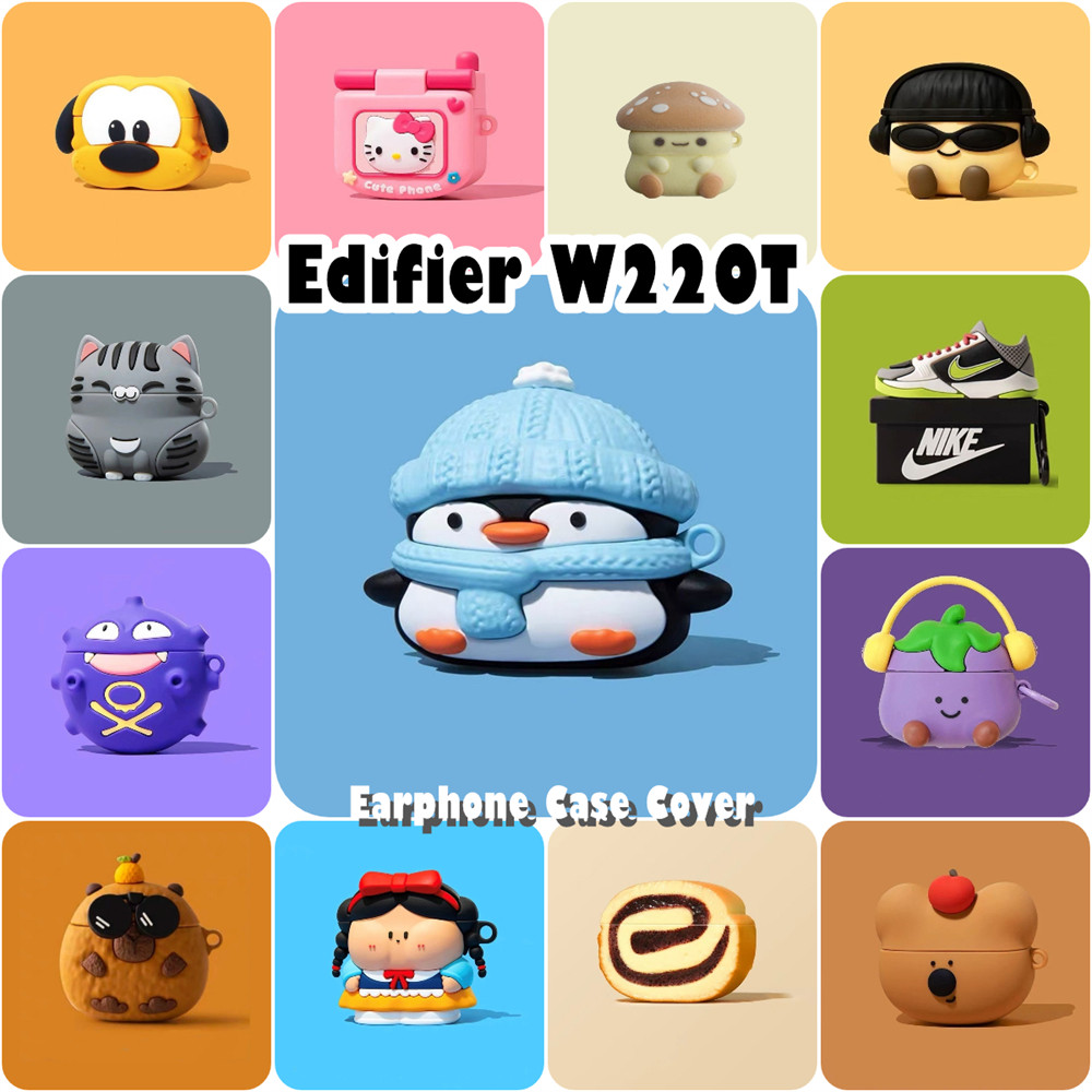 imamuraFor Edifier W220T Case เคสหูฟังการ์ตูนตลกปลอกซิลิโคนอ่อนนุ่ม NO.4