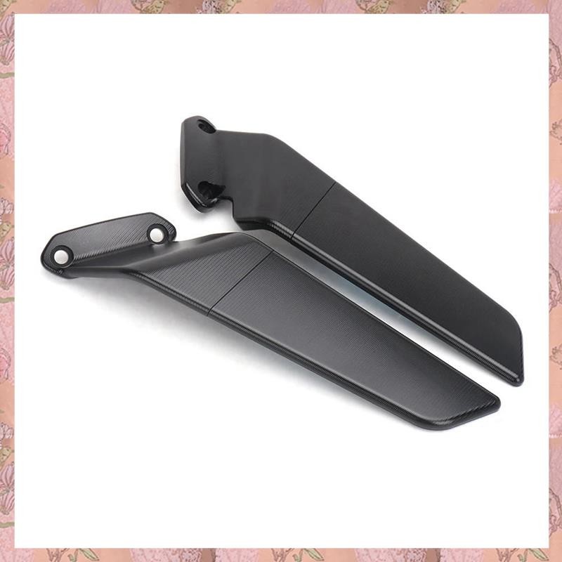 [h3w732xnj.ph] กระจกรถจักรยานยนต์ Blue Anti-Glare Wind Wing หมุนกระจกมองหลังชุดสําหรับ 636 -6R ZX6R 