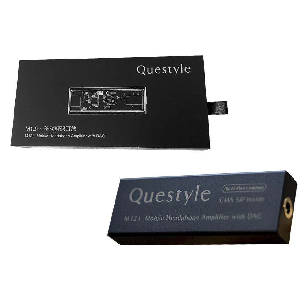 Questyle M12i Mobile Headphone Amplifier with DAC (Black) - 3.5mm Headphone Jack