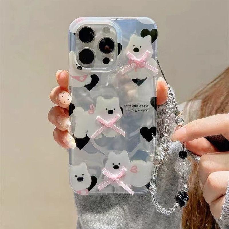 สุนัขแมว 3D Bowknot สําหรับ Realme หมายเหตุ 60 60X 50 C75X C67 C65S C63 C61 C75 C35 C53 10 12 13 Pro