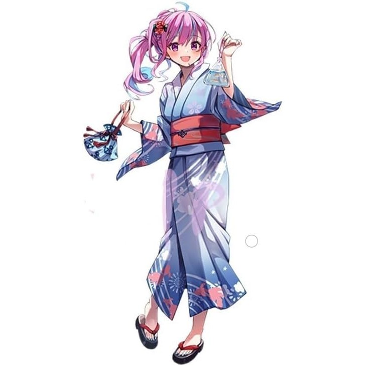 Minato Aqua Acrylic Stand Summer Festival Hololive Event Merchandise ㅤDirect From Japan
