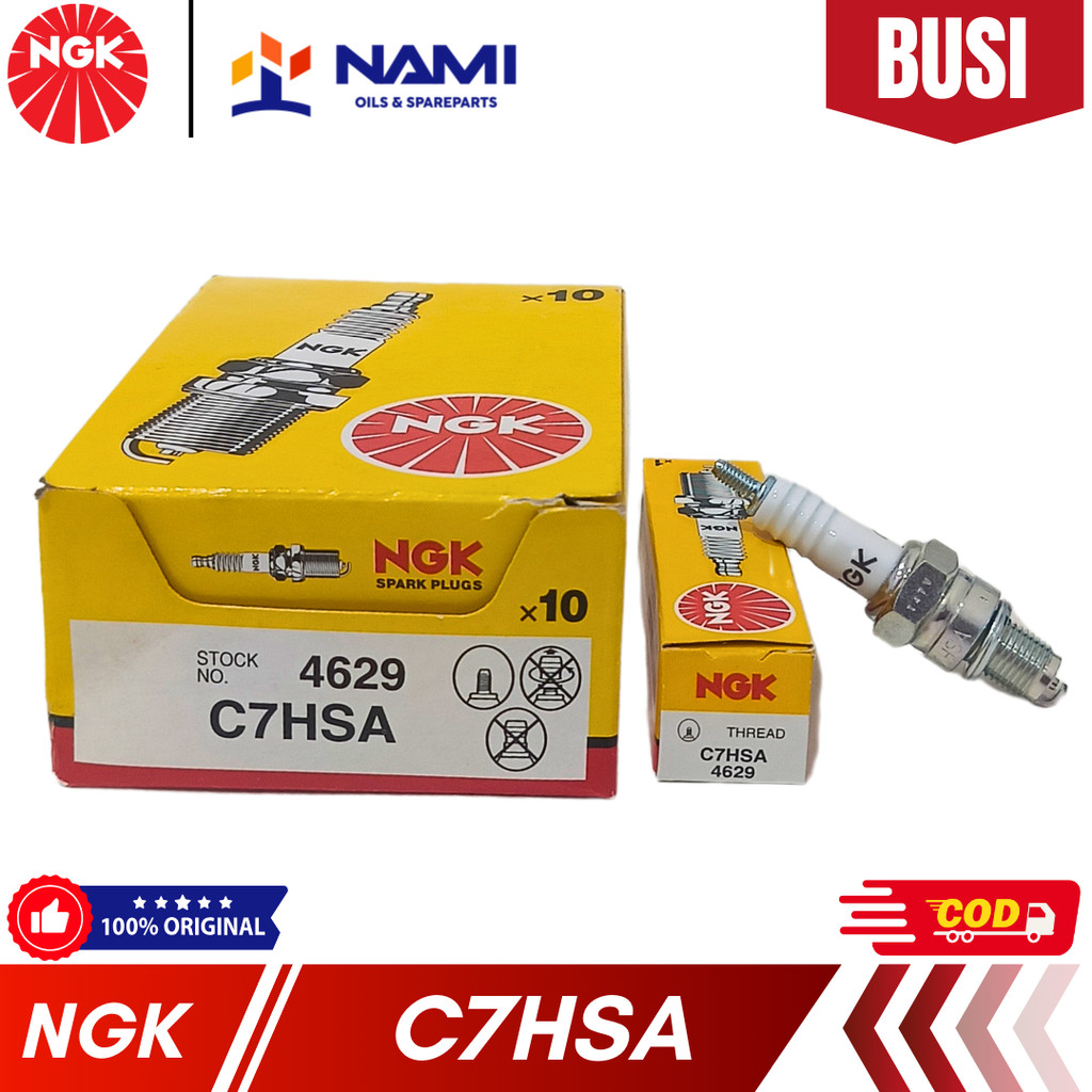 WHOLESALE *NGK C7HSA / C 7 HSA* หัวเทียนสําหรับ YAMAHA RX-KING, SUZUKI, KAWASAKI มอเตอร์ไซค์ - ของแท