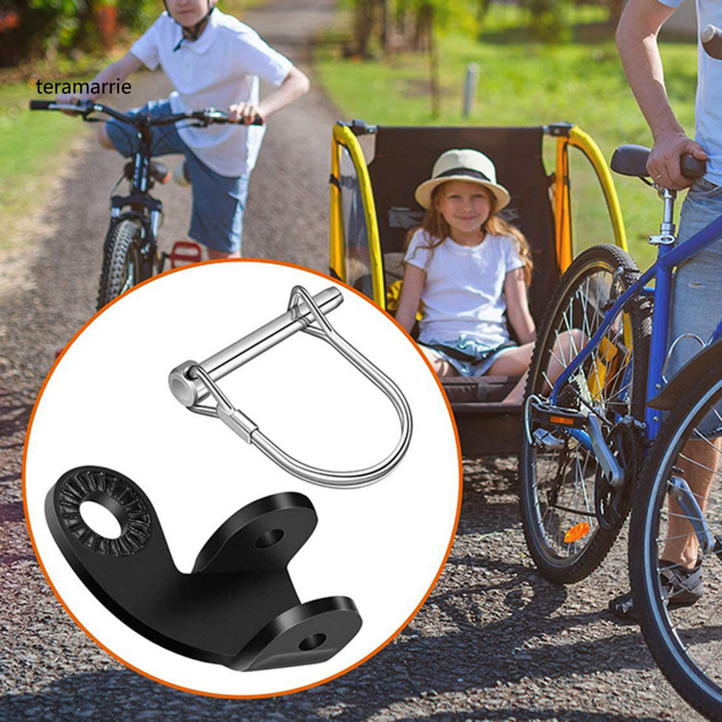 [TR] Universal Bike Trailer Hitch Bike Trailer Connector Hitch 135 องศาจักรยาน Trailer Hitch Coupler