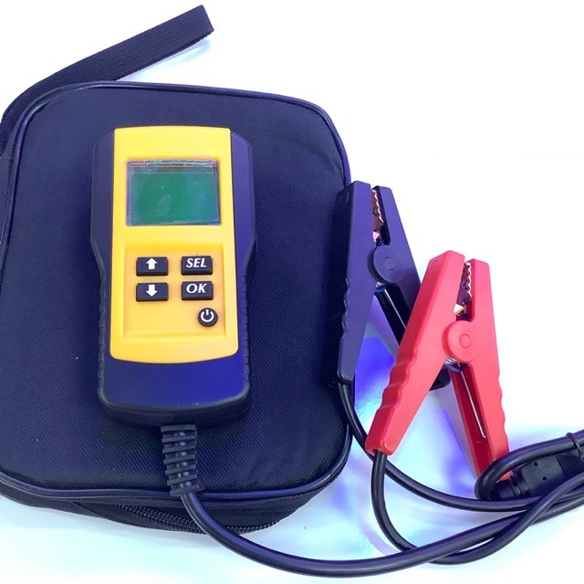 เครื่องวัดค่าCCAแบตเตอรี่รถยนต์รุ่นAE300บอดี้สีเหลือง