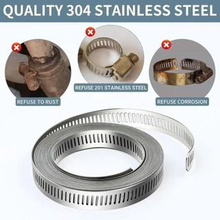 HORIZ สายรัดแคลมป์ท่อ, แคลมป์ท่อสแตนเลส 304 ขนาดใหญ่, ท่อแบบปรับได้ท่อหนีบท่อท่อท่อ