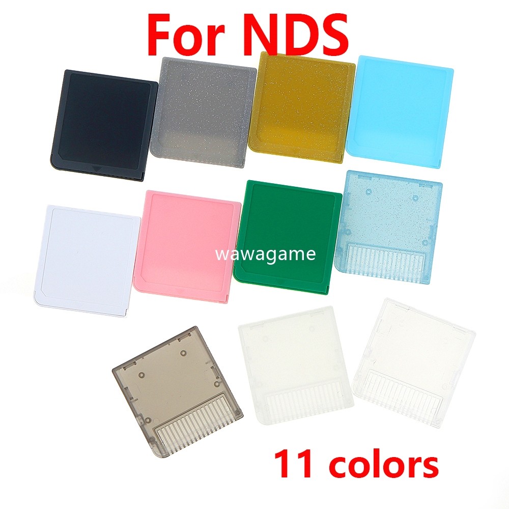 10 ชิ้น 11 สีพลาสติกการ์ดเกมสําหรับ NDS เกมตลับหมึกสําหรับ NDS กล่องที่อยู่อาศัย