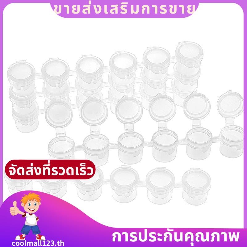 20 แถบ 120 หม้อ 5Ml 6 ถ้วย Mini Empty Paint Pot Pod Strips Paint Strips ศิลปะและหัตถกรรมภาชนะเก็บพลา