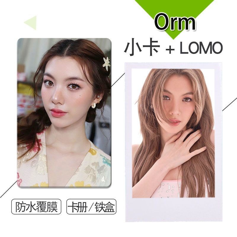 lingorm ใจซ่อนรักหลิงออมหลิงหลิงคองออมกรณ์นภัส การ์ด orm ไม่ซ้ำรูปถ่ายสติกเกอร์การ์ดโพลารอยด์โค้งมนขนาด3นิ้ว The Secret Of Us LinglingKwong OrmKornnaphat