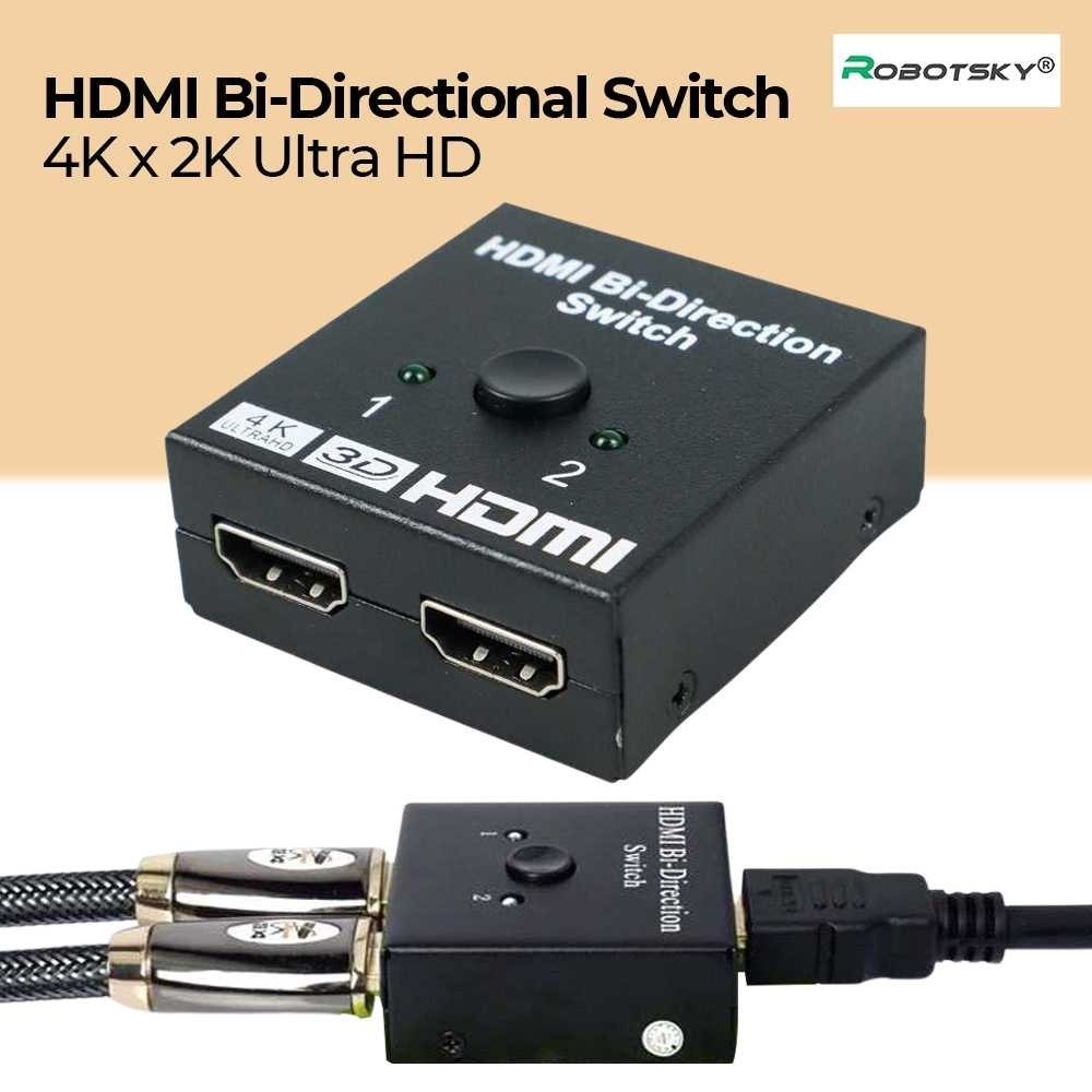 ROBOTSKY HDMI Bi-Directional 2x1 Switch 3D V1.4 - ACDG0- [[ ZENIX ]