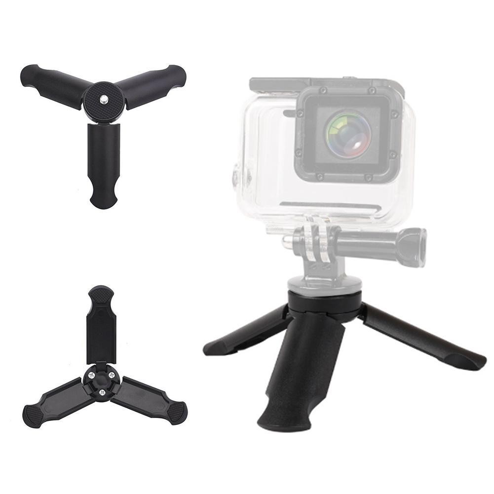 ขาตั้งกล้องขนาดเล็กสําหรับ DJI action 5 pro Insta360 X4 X3 กระเป๋า 3 มือถือ Gimbal โทรศัพท์ Stabilizer ผู้ถือขาตั้ง