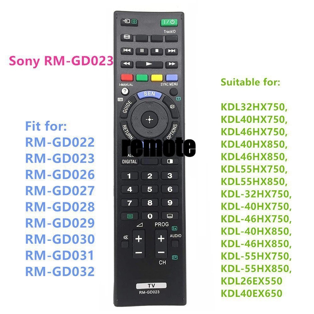 SONY RM-GD023 RM-YD103 RM-ED047 สมาร์ททีวีรีโมทคอนโทรล RM-GD022 RM-GD026 RM-GD027 RM-GD028 RM-GD029 