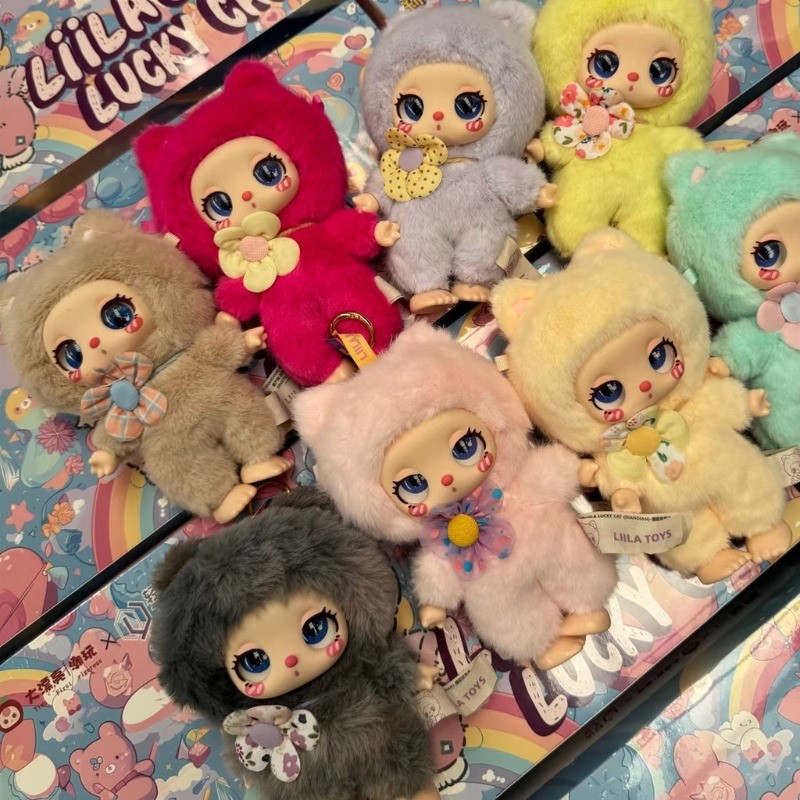 Liila Luky Cat V1 Series ของเล่นตุ๊กตากล่องตาบอดแมวลิล่า