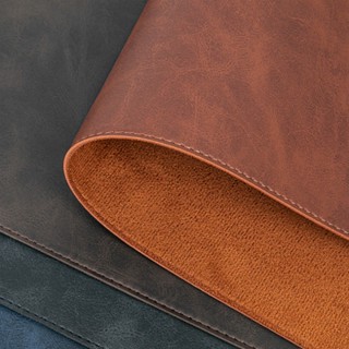 แผ่นรองเมาส์ขนาดใหญ่ desk mat แผ่นรองเมาส์หนังม้าบ้าเลียนแบบ…