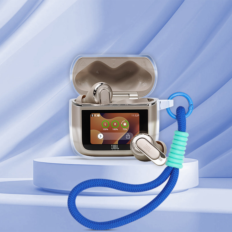 คุณภาพดีTransparent Tpu Soft Headphone Case เชือกมือเข้ากันได้สําหรับ JBL TOUR PRO 2/3