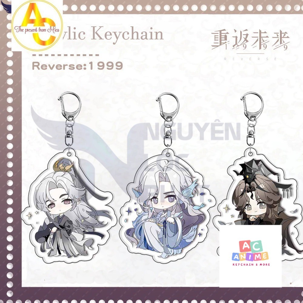 MK Reverse: 1999 กระเป๋ายาเสพติด Druvis III Bkornblume an Lee Vertin พวงกุญแจอะนิเมะเกมพวงกุญแจคอสเพ