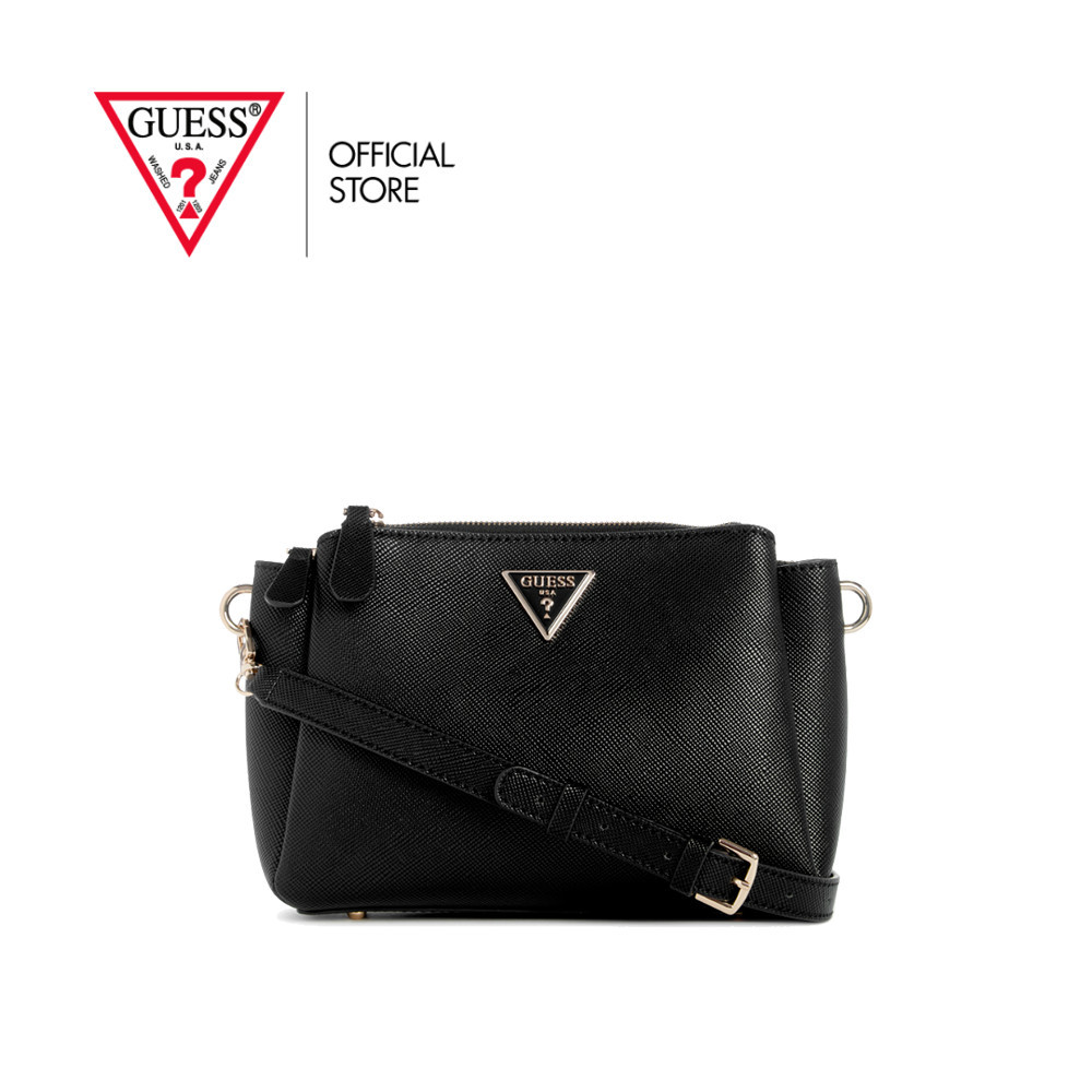 GUESS กระเป๋า รุ่น ZG787912 NOELLE TRI COMPARTMENT CROSSBODY สีดำ