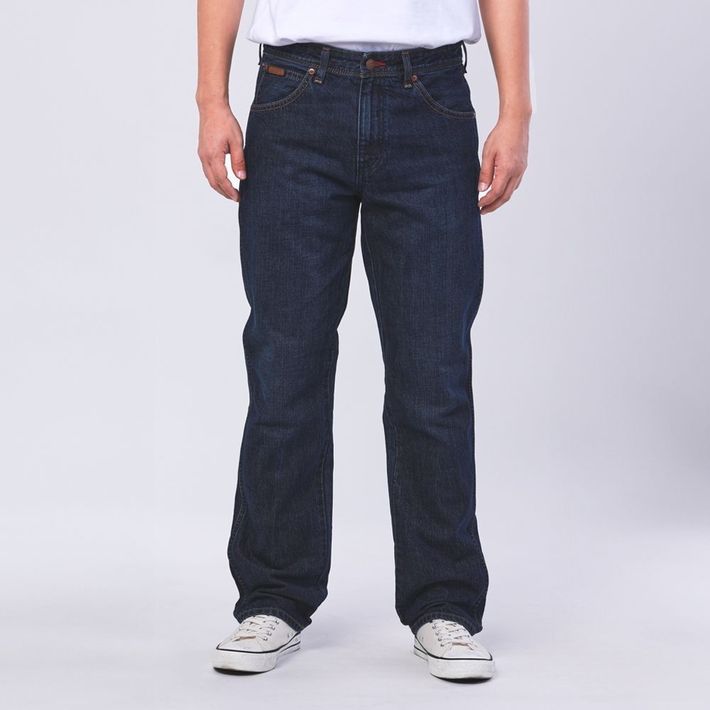 WRANGLER กางเกงยีนส์ผู้ชาย คอลเลคชั่น Wrangler For All เอวกลาง ทรงตรง รุ่น WR S524MTEXN34 สียีนส์กลาง