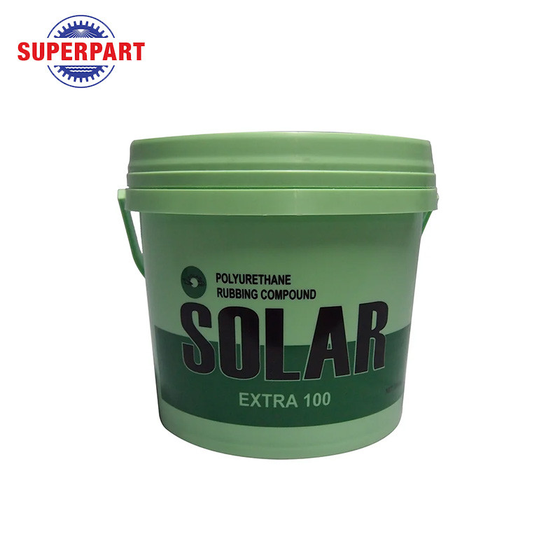 ยาขัดสีรถยนต์ SOLAR สูตรขัดแห้งเร็ว ขจัดรอยไว เงาใส (EXTRA100)3.3KG-