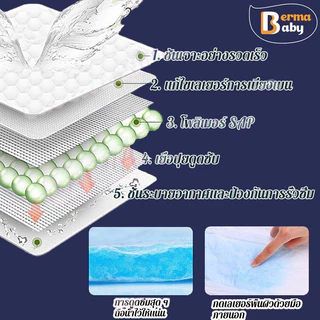 ซื้อ 1 แถม 1! Berma Baby ผ้าอ้อมผู้ใหญ่แบบเทป ซึมเร็วสุด ปลี่ยนง่าย แห้งสบาย ระบายอากาศดี M/L/XL