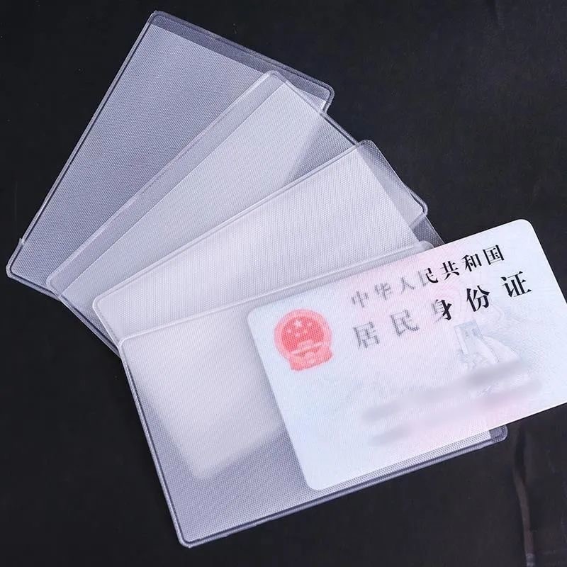 Tesco ซองใสใส่บัตร atm บัตรประชาชน กระเป๋าใส่บัตร ป้องกันรอยขีดข่วน การเสื่อมสภาพของบัตร