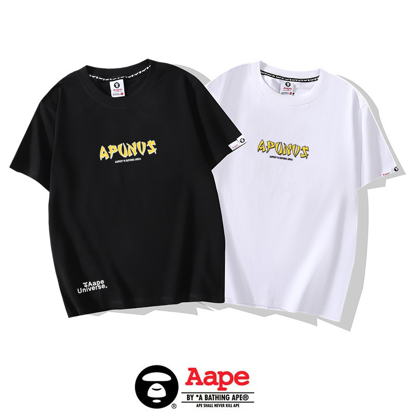 Aape Universe Vibe Kenijima Tshirt Long Beach Vacation Suit Tee Tops