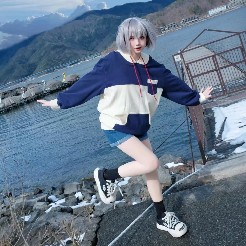 Takamatsu Tomori cosplay Tomorin cosplay Tomori Takamatsu cosplay 高松灯cos连帽卫衣 bang dream cosplay mygo