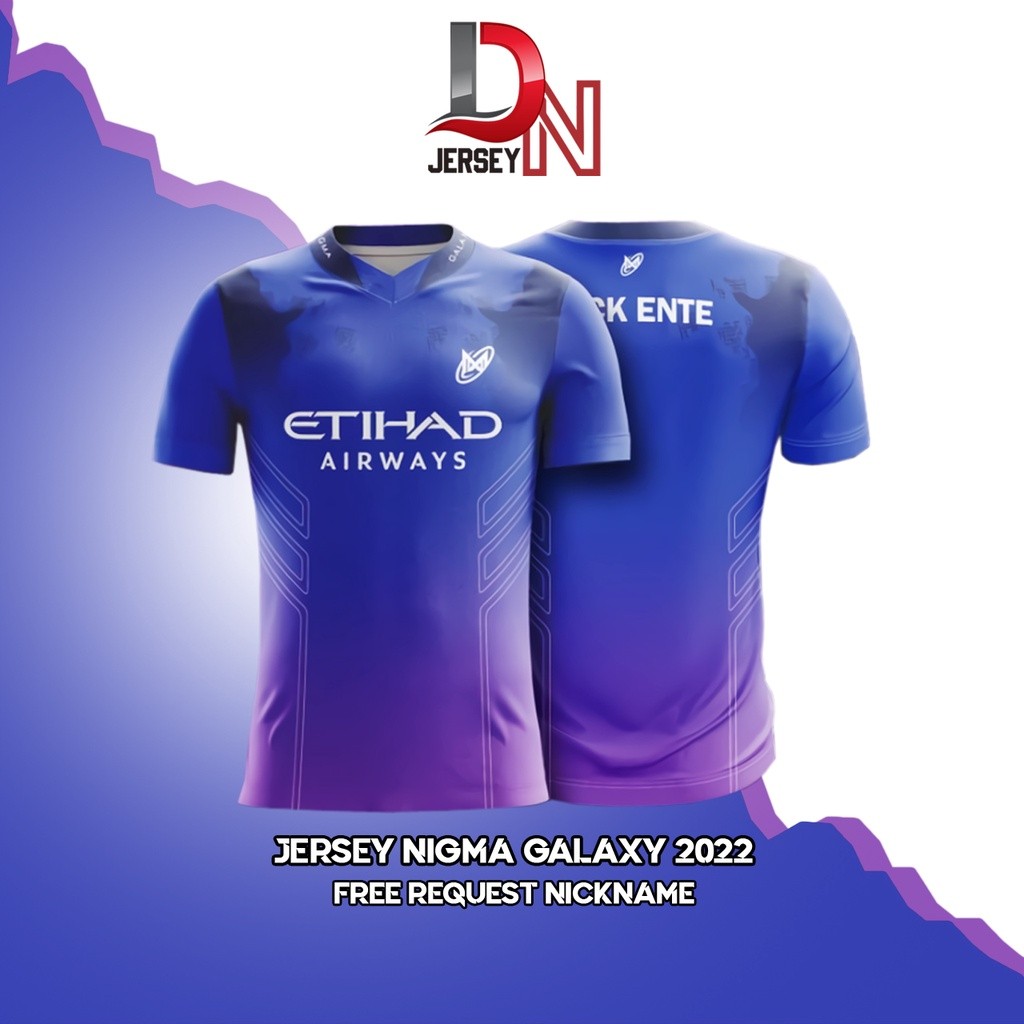 เสื้อยืด NIGMA GALAXY 2022 NIGMA ใหม่ล่าสุด JERSEY GAME DOTA 2 (ชื่อฉายฟรี)