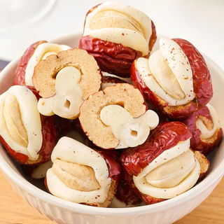 Yuumi_snack พุทราสอดใส้เม็ดมะม่วงหิมพานต์ ไร้สารกันบูด ขนมไต้หวัน หวาน หอม