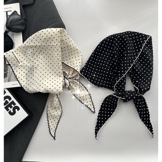 ผ้าโพกหัว เทรนฮิต ลายจุด มาใหม่ พร้อมส่ง