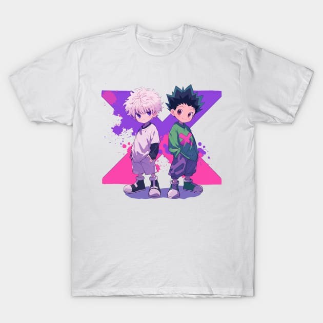 เสื้อยืด Vintage hxh T-Shirt แท้ Cotton 100% แฟชั่น หนาๆ เซ็กซี่ สินค้ามาใหม่ สีขาว