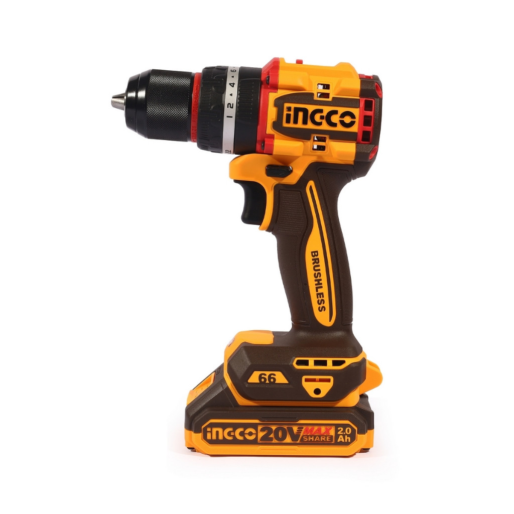 🔥ถูกสุด🔥INGCO สว่านกระแทกไร้สาย 20V รุ่น CDLI20668 สว่านกระแทก สว่านไร้สาย สว่าน สว่านเจาะ