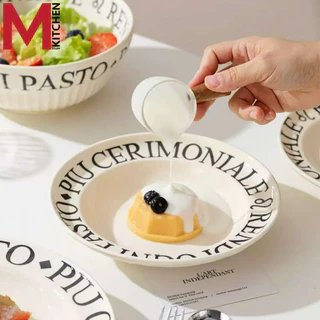 M KITCHEN จาน ชาม ถ้วย เซรามิค เข้าไมโครเวฟได้ Pasto (A3)