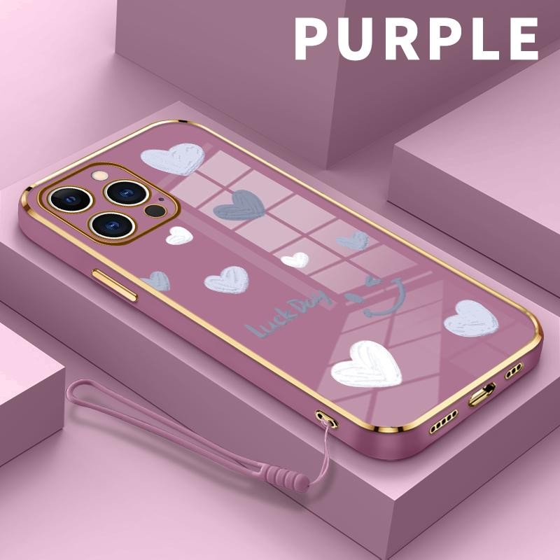 เคส Hp สําหรับ IQOO Z9 5G Z9X 5G Z6 5G Z7i Z7x Neo U5x Simple Love Silicon TPU เคสไฟฟ้า