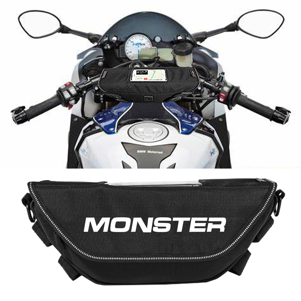 สําหรับ Ducati Monster 695 696 796 797 821 1100 1200 1200S 1200R S2R กันน้ํารถจักรยานยนต์ handle tra