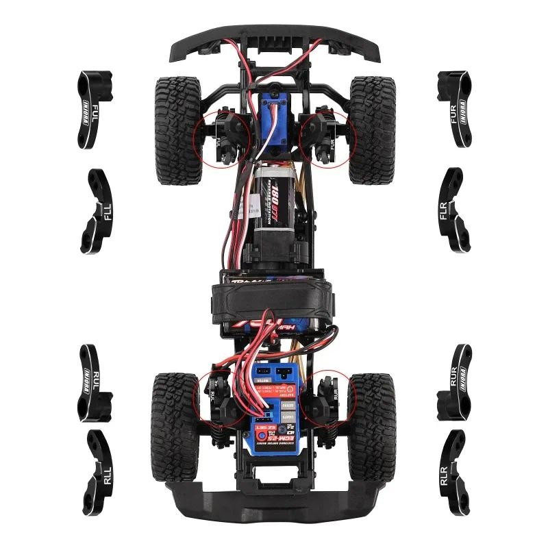 ใบมีดอลูมิเนียม Shock Flex สําหรับอัพเกรด 1/18 RC Crawler TRX4M ราคา ถูกที่สุด ดีลบีเคเค แกลเลอรีภาพที่ 2