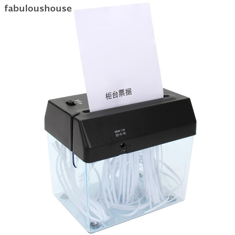 FLTH A6 เครื่องทําลายเอกสารขนาดเล็กแบบพกพาไฟฟ้า USB แบตเตอรี่ดําเนินการเอกสารเครื่องมือตัดกระดาษสําหรับโฮมออฟฟิศ FLTH