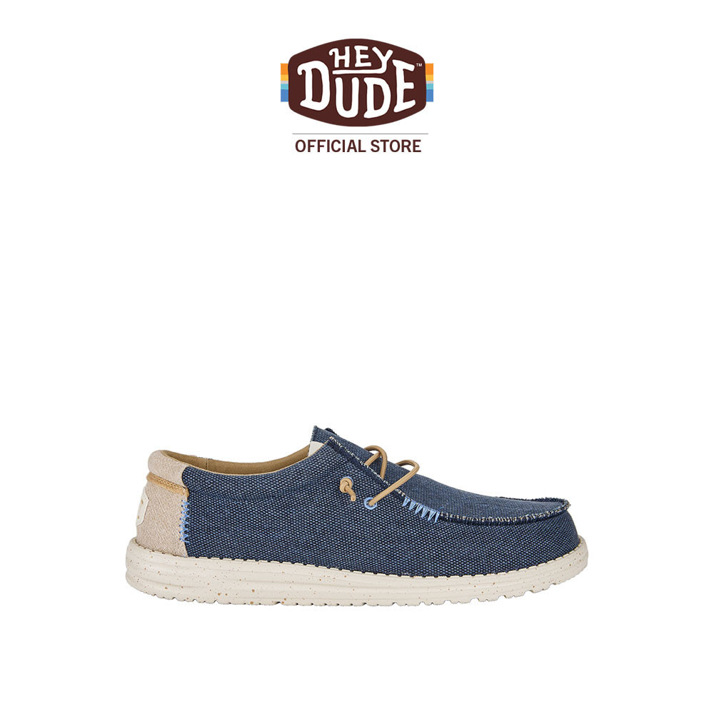 HEYDUDE รองเท้าลำลองผู้ชาย WALLY COASTLINE JUTE รุ่น 40952-410 - NAVY